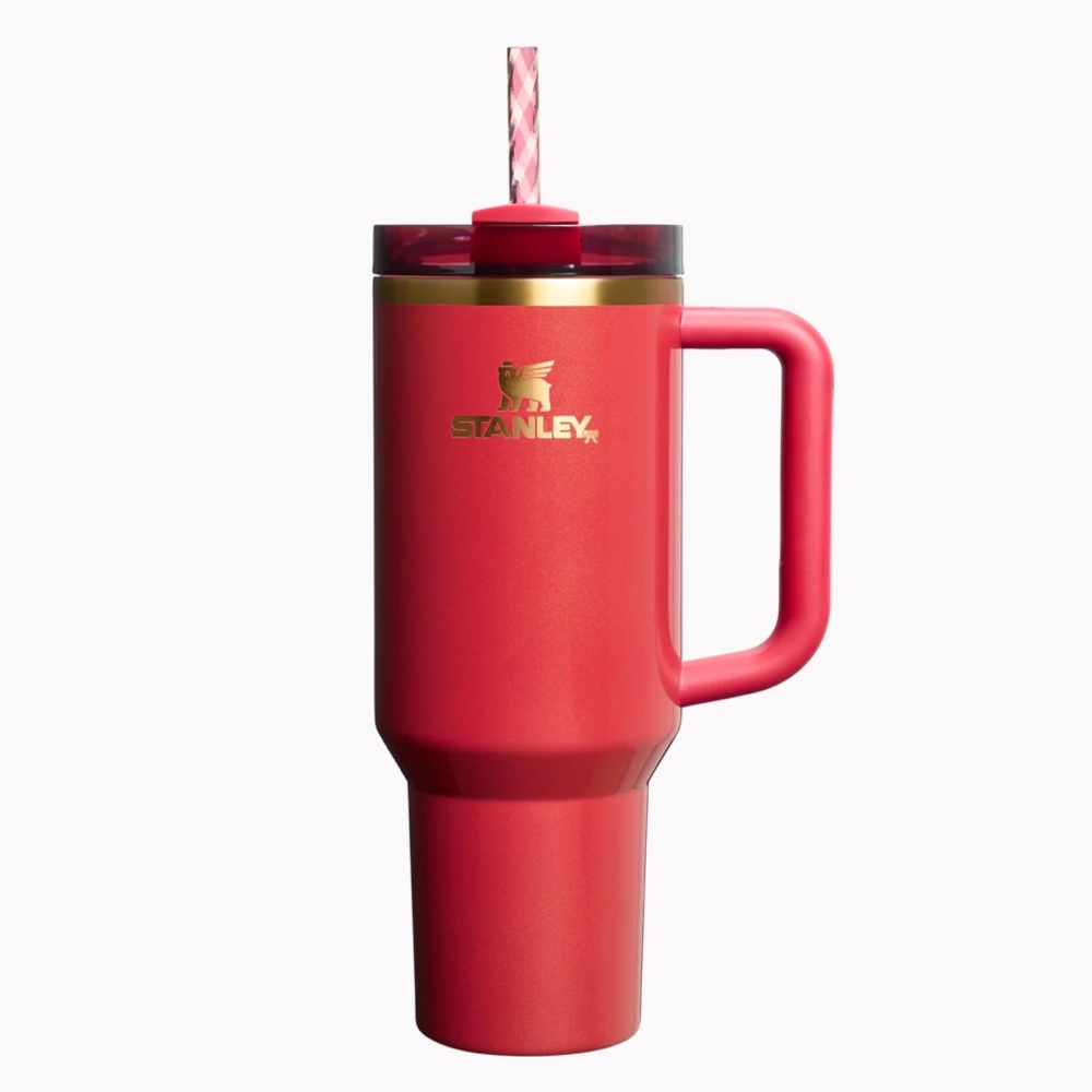 Stanley THE SCARLET TINSEL QUENCHER H2.0 FLOWSTATE™ TUMBLER | 40 OZ - Picture 1 of 4